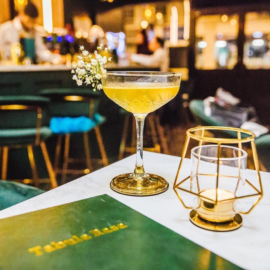 Tabula Rasa bar — bar interior with Art Deco styling