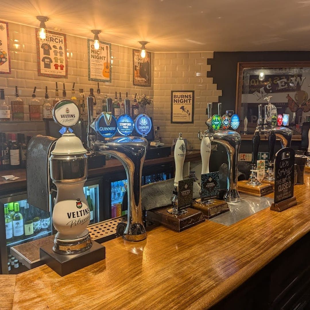 Vesper Gate — bar interior with row of ale pumps