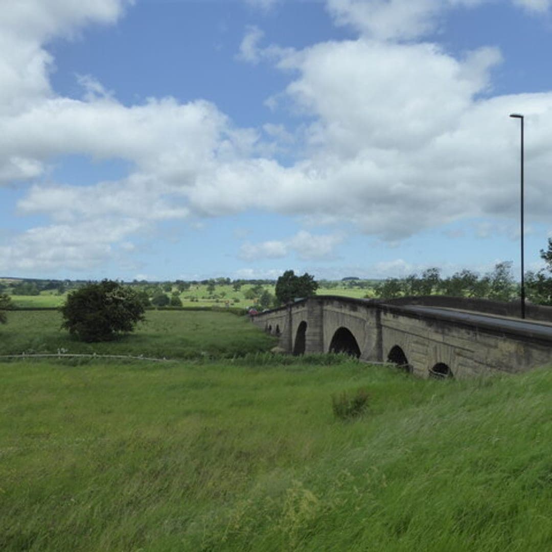 Pool Bridge over the River Wharfe at Pool-in-Wharfedale