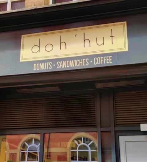 Doh’hut in Leeds city centre Doh'hut in Leeds city centre