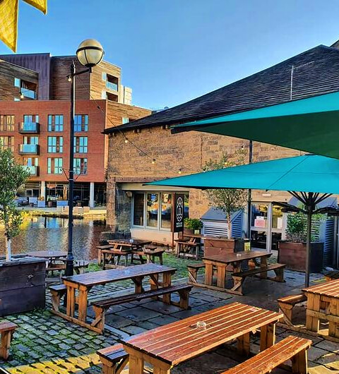 Water Lane Boathouse beer garden Water Lane Boathouse beer garden