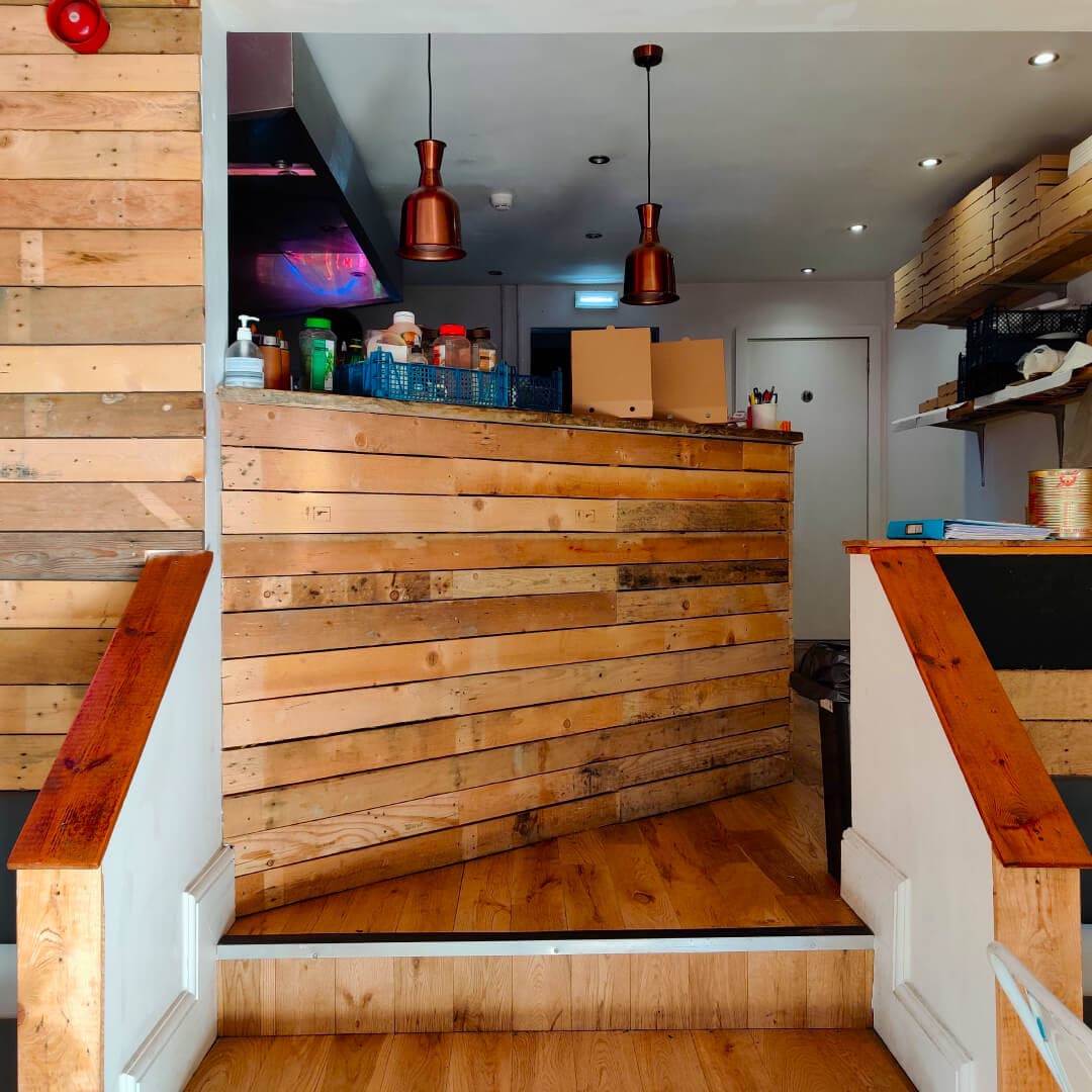 Bar and Kitchen at Pizza Freak Kirkstall Bar and Kitchen at Pizza Freak Kirkstall