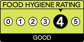 This location has an food hygiene rating of 4/5