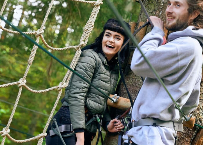 Leeds date idea Go Ape adventure