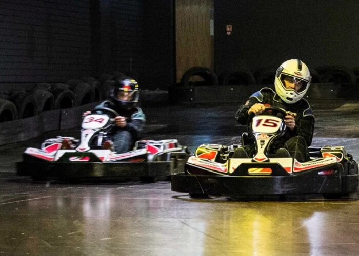 Date idea in Leeds go karting