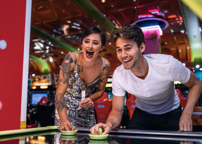 Game Arcade date night Leeds