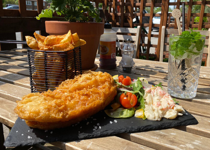 Skyliner fish and chips Leeds