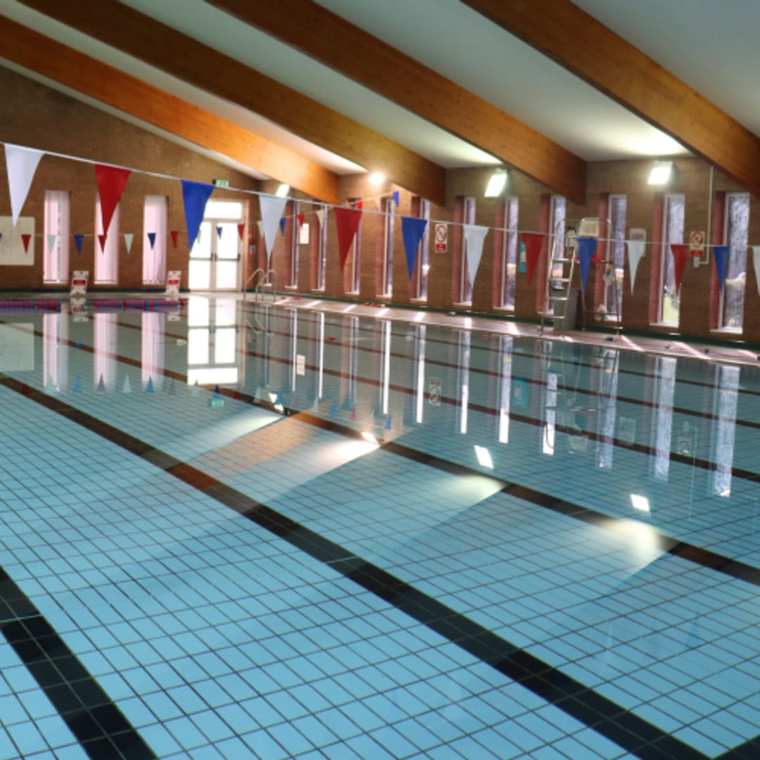 Kirkstall Leisure Centre 25-metre main pool, west Leeds.