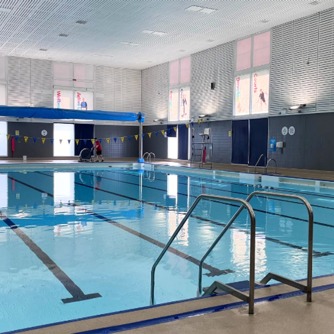 Rothwell Leisure Centre recently upgraded 25-metre main pool, south Leeds.